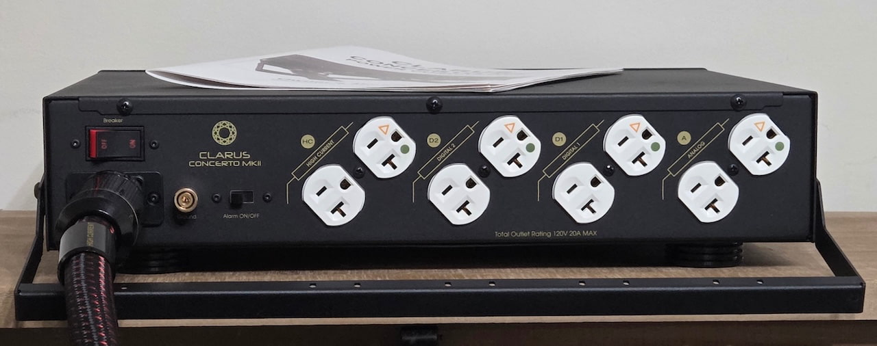Clarus Concerto MKII Power Conditioner Back