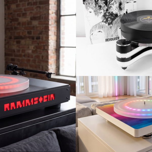 Clearaudio Rammstein, Innovation Revolver and GT Compass Turntabls