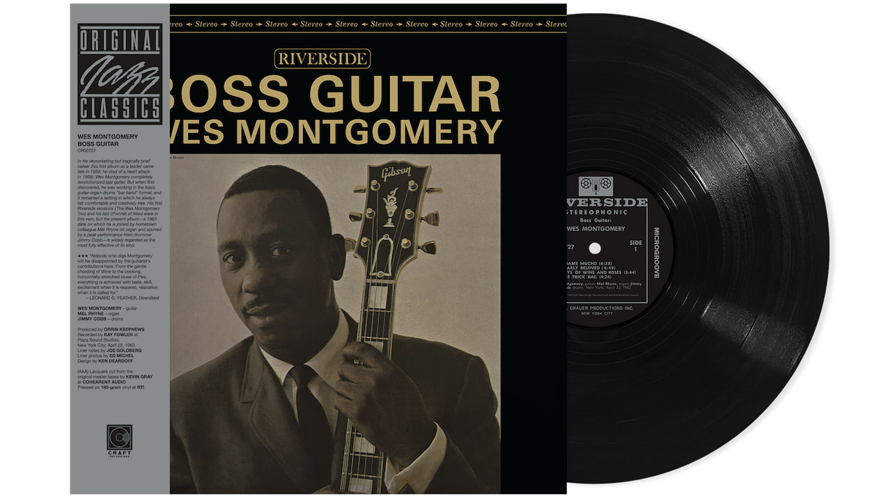 West Montgomery Boss Guitar Original Jazz Classics Vinyl Album Reissue