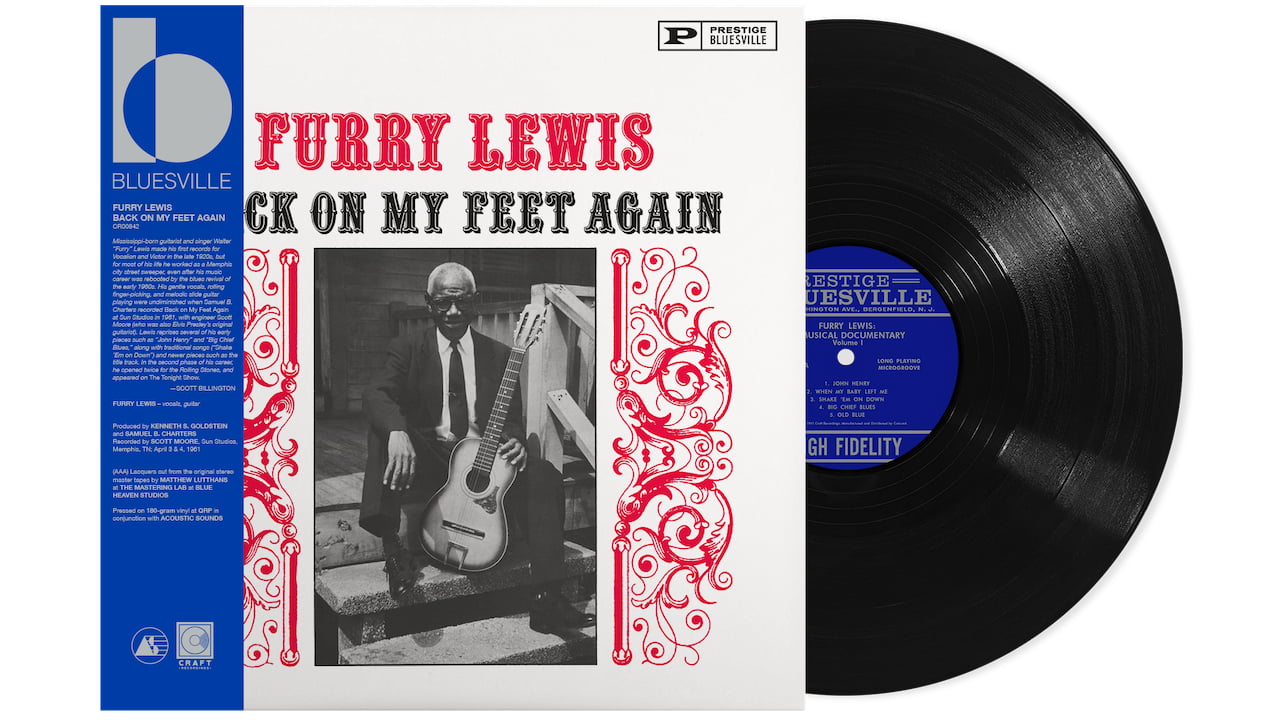 Furry Lewis Back on My Feet Again 180g LP Vinyl Reissue