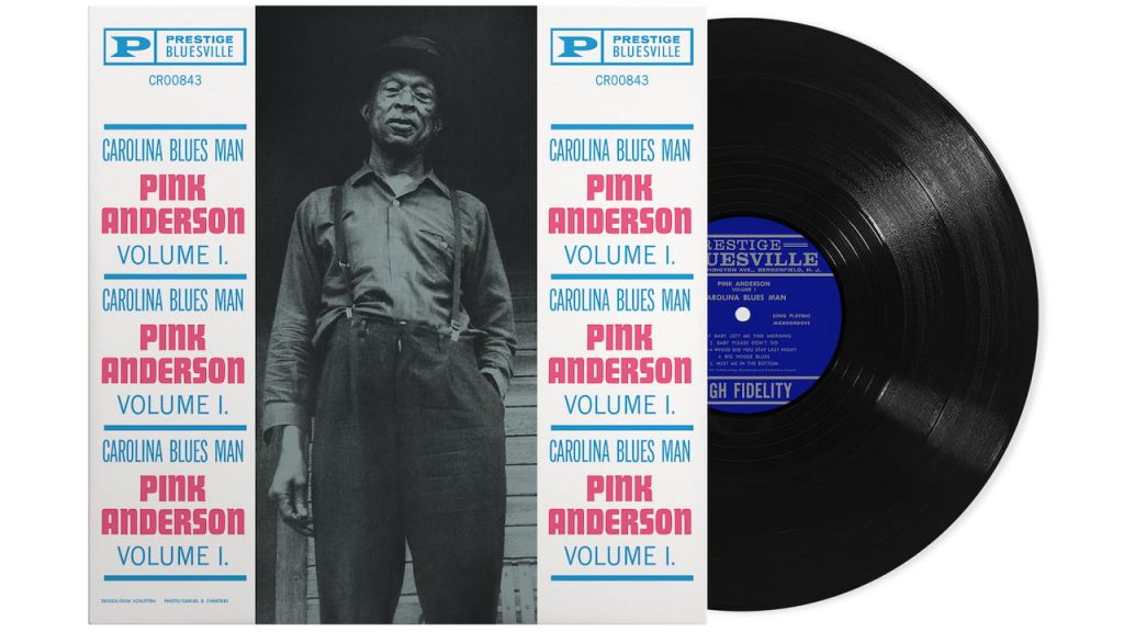 CR00843 Pink Anderson Anderson Vol. 1 Carolina Blues Man Vinyl Reissue Remastered