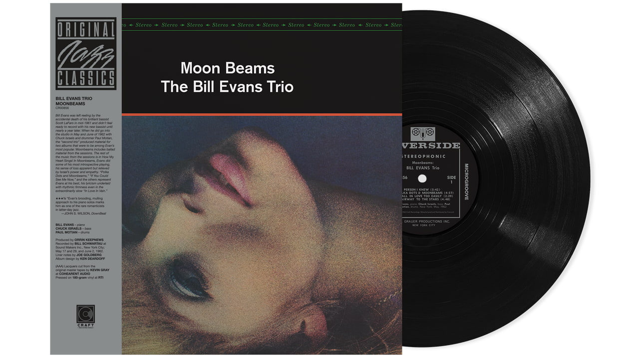Bill Evans Trio Moon Beams LP Craft Recordings Original Jazz Classics CR00856