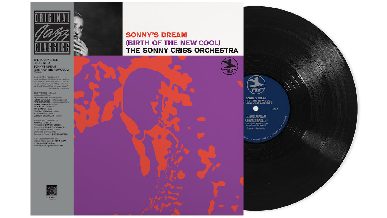 Sonny Criss Sonny's Dream Birth of the New Cool Original Jazz Classics Series LP Vinyl Album Reissue