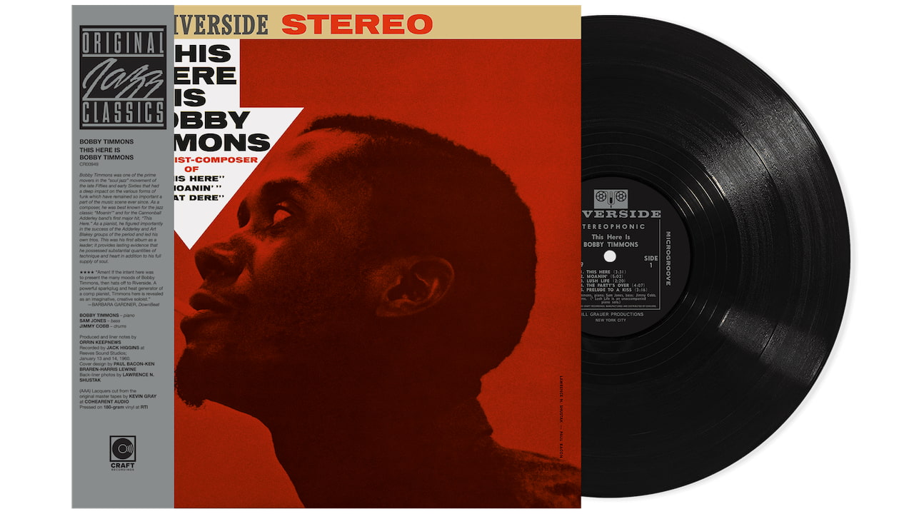 CR00949 This Here is Bobby Timmons LP Original Jazz Classics