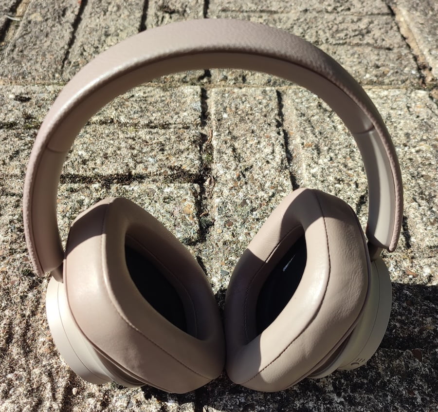 DALI IO-12 Wireless ANC Headphones in Mocha Grey Back