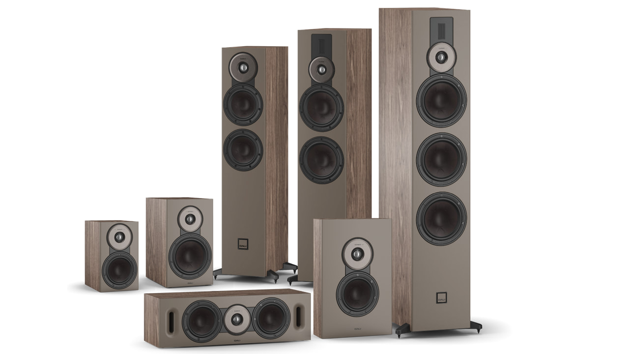DALI SONIK Loudspeaker Series in walnut
