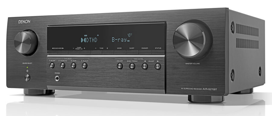Denon AVR-S270BT Front View Angle