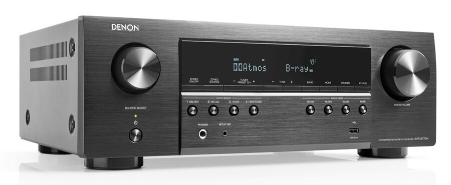 Denon AVR-S770H- Front Angle