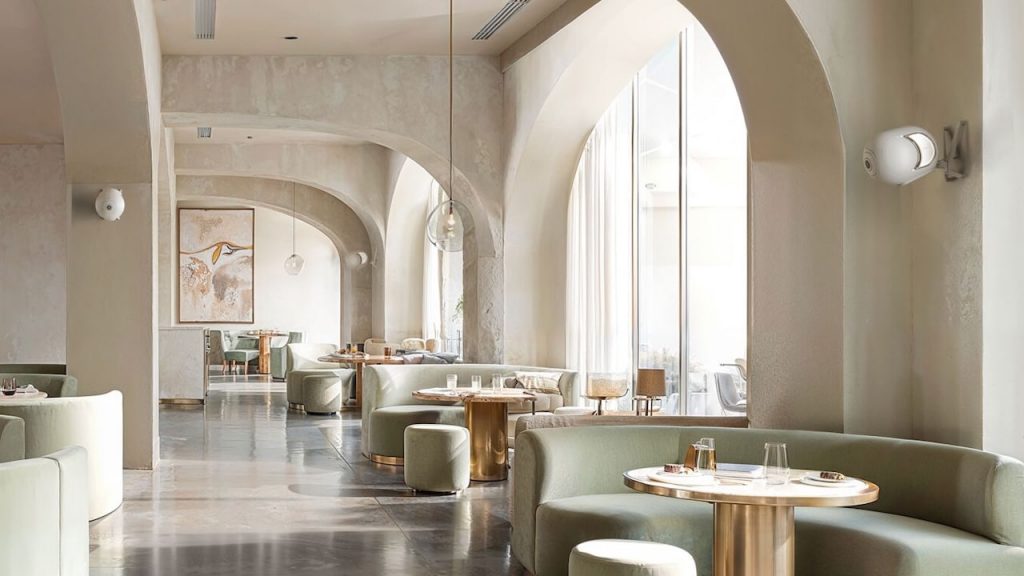 Devialet Phantom Ultimate CI 108 dB Wireless Speakers in Restaurant