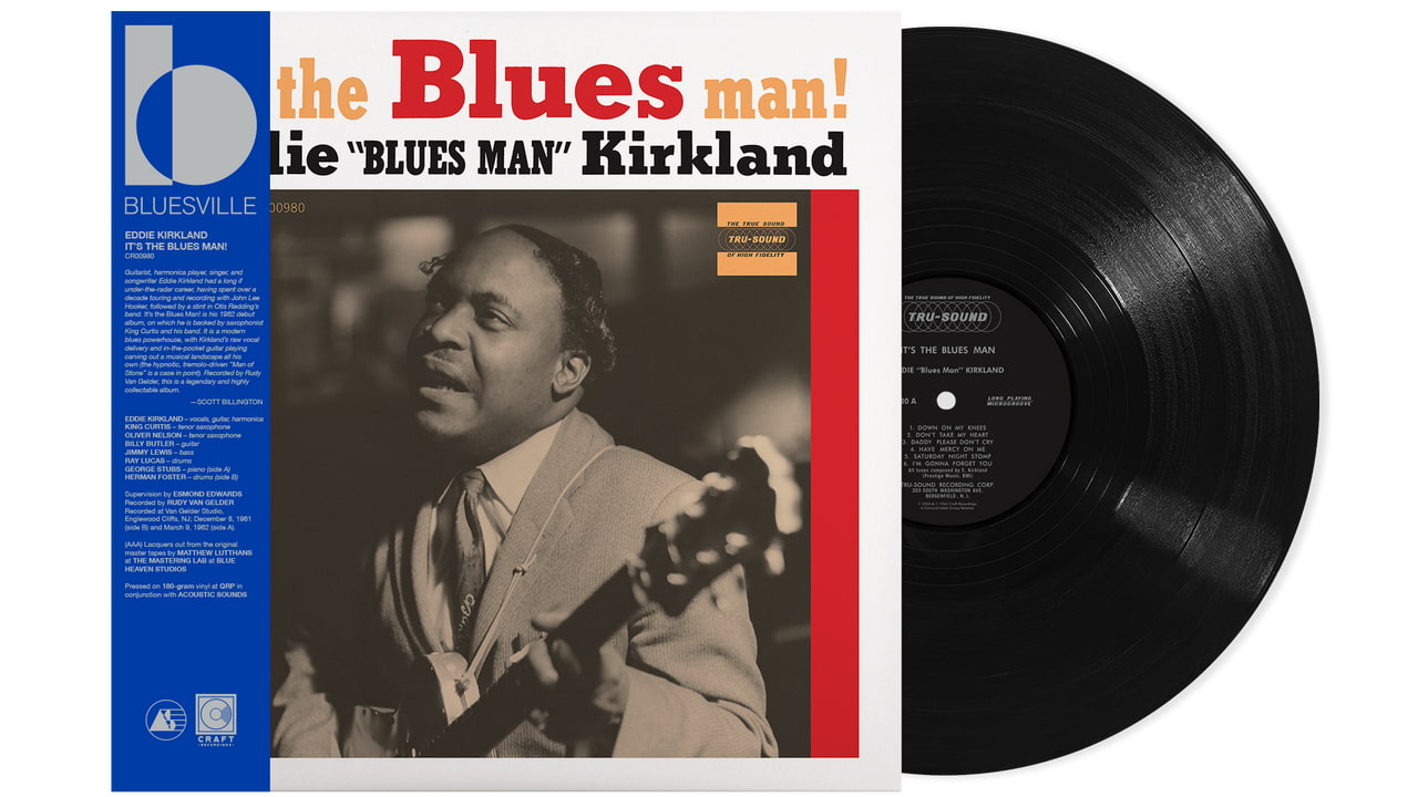 Eddie Kirkland It’s the Blues Man! Review: Craft Bluesville Gives 1962 Blues the AAA Treatment