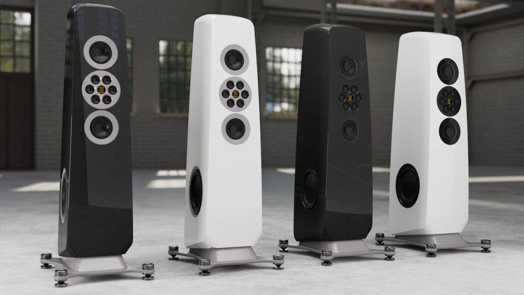 ELAC Concentro M 807 Loudspeakers in four different finishes