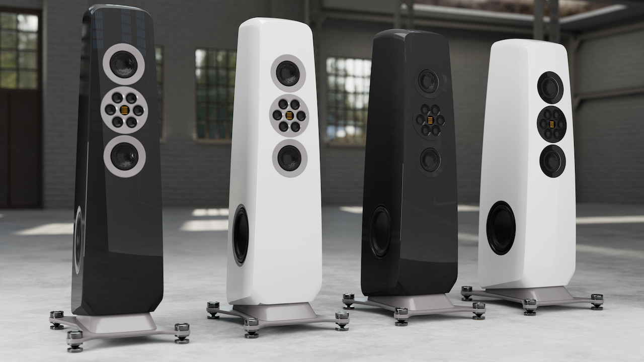ELAC Concentro M 807 Loudspeakers in four different finishes
