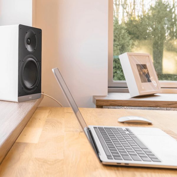 ELAC Debut ConneX DCB61 Wireless Speaker White Lifestyle