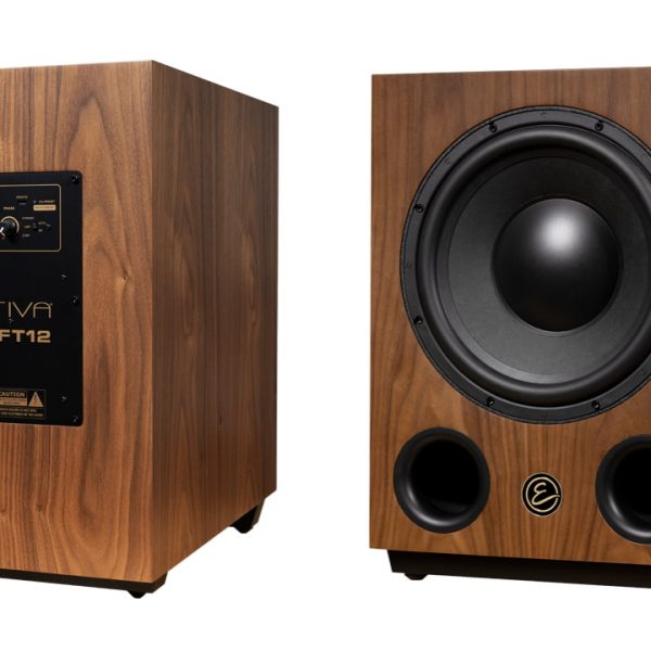 2026 Emotiva Nostala FT12 Subwoofer front and back angle