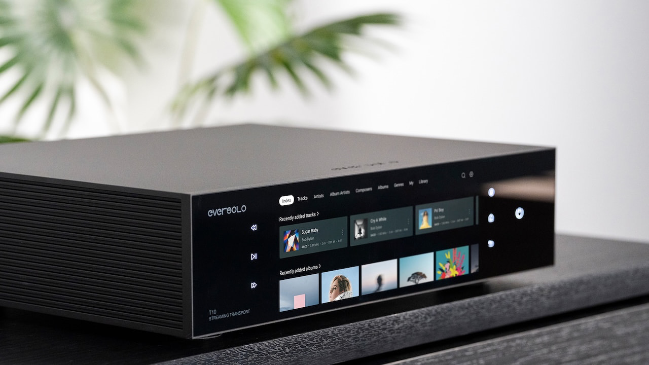 Eversolo T10 Streaming Transport Debuts at HIGH END Vienna 2026 With OCXO Clock, Fiber Networking and Dual SSD Storage