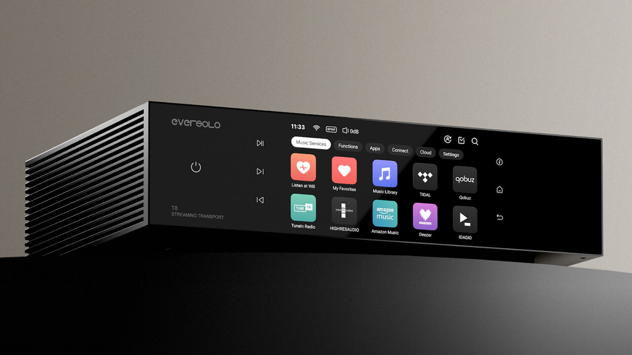 Eversolo T8 Brings High-End Streaming Transport to Market: All the Features, None of the DAC