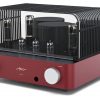 Fezz Audio Luna Integrated Amplifier Big Calm Maroon Front Angle