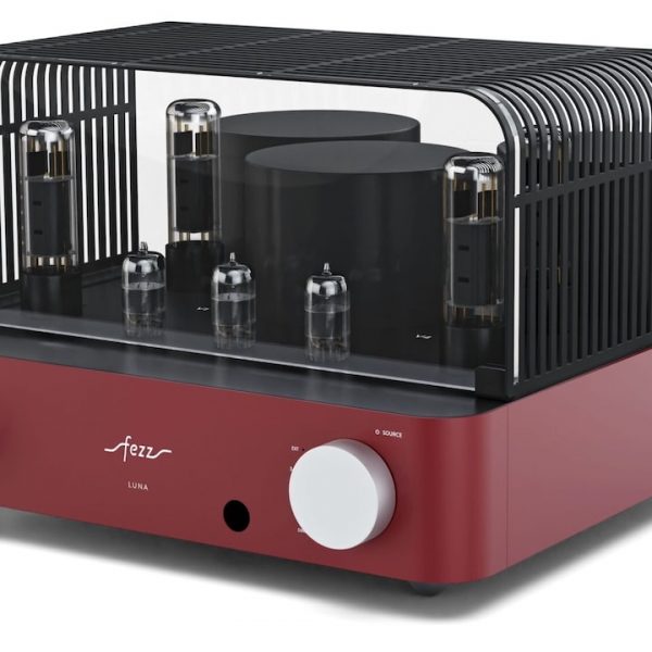 Fezz Audio Luna Integrated Amplifier Big Calm Maroon Front Angle