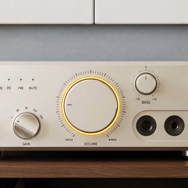 2026 FIIO Class A Desktop Headphone Amplifier Silver Front Lifestyle