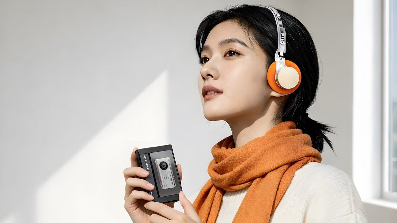 FiiO EH11 Retro Bluetooth Mini Headphones Lifestyle