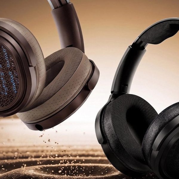 2026 FiiO JadeAudio JT9 Open-back Planar Magnetic Headphones in Brown and Black
