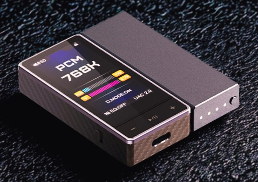 FiiO QX13 Portable DAC/AMP Angle