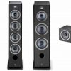 Focal Omada Speaker Lineup - N1, N3, N4, Center Channel - Not to Scale