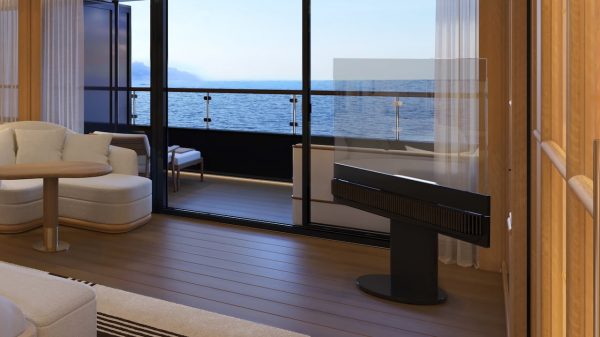 Four Seasons Yacht Bedroom Suite 3 with LG Transparent TV