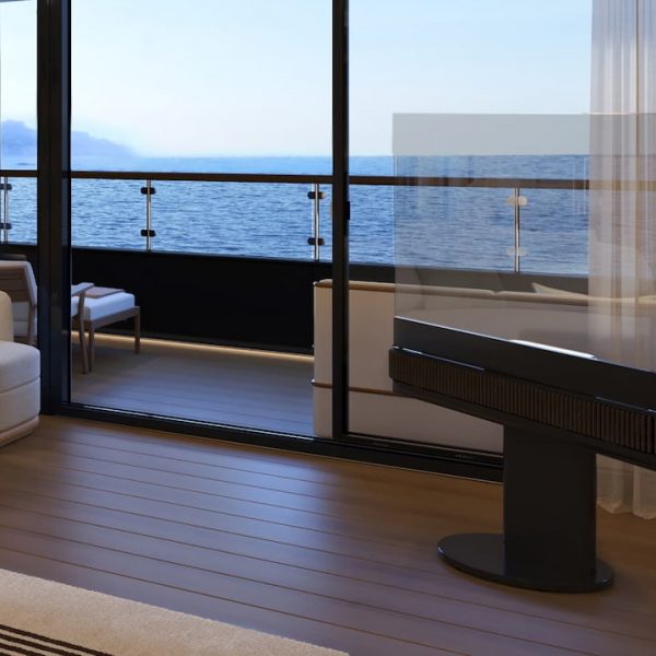 Four Seasons Yacht Bedroom Suite 3 with LG Transparent TV