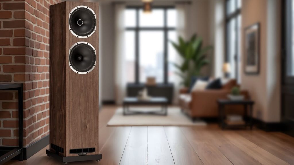 Fyne Audio F502S Loudspeaker in walnut