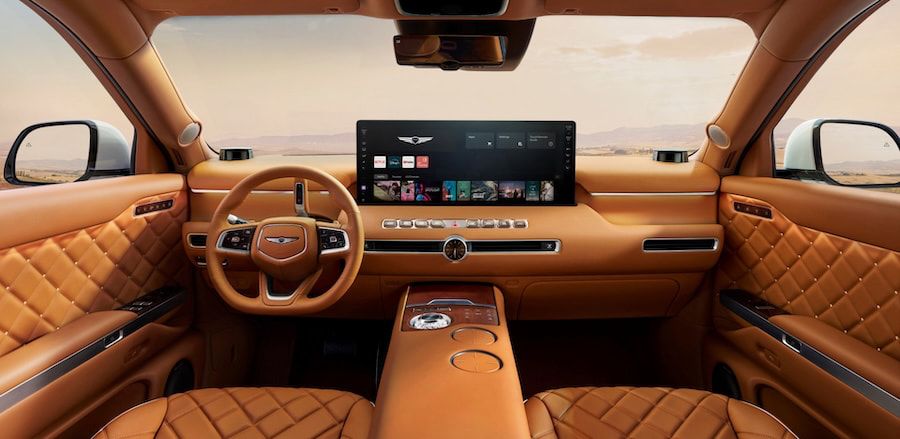 genesis-gv90-suv-front-seat-interior-tan