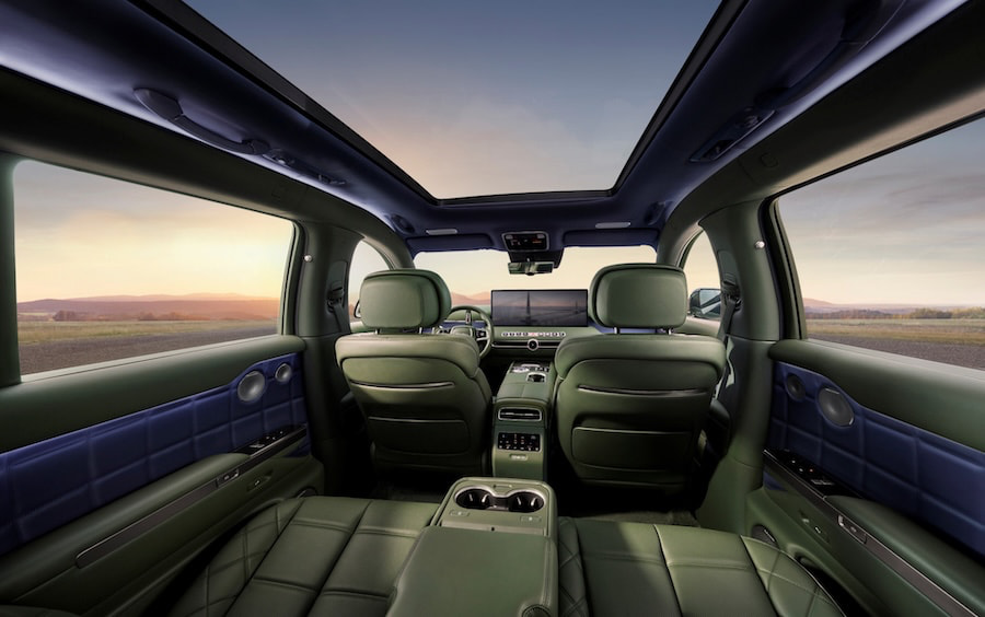 genesis-gv90-suv-rear-seat-interior-green