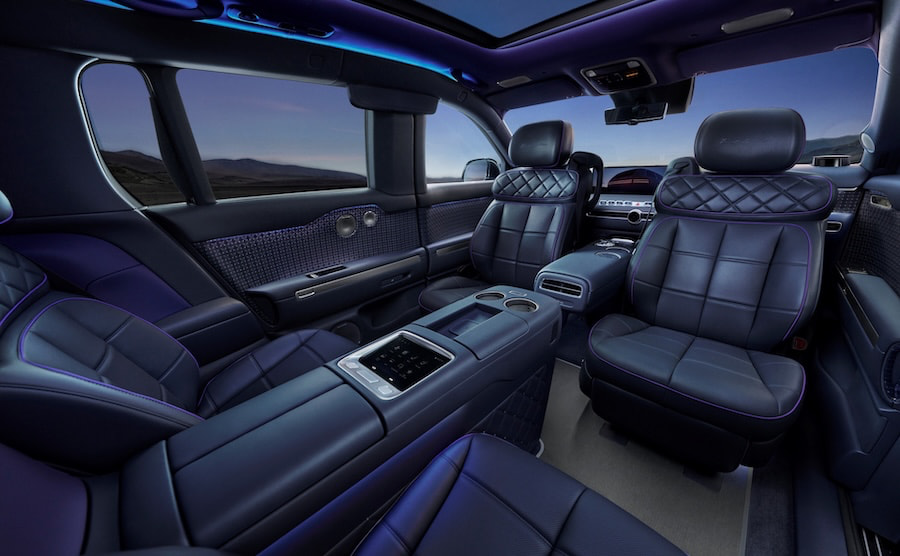 genesis-gv90-suv-rear-seat-interior-open-blue