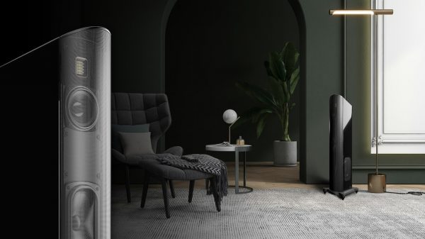 GoldenEar T44 Hybrid Floorstanding Loudspeaker Lifestyle Black