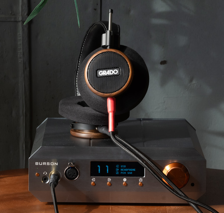 grado-labs-signature-s550-headphones-atop-burson-amp