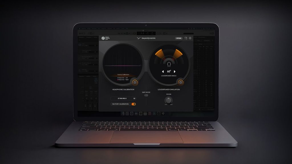 beyerdynamic HEADPHONE LAB on laptop screenshot