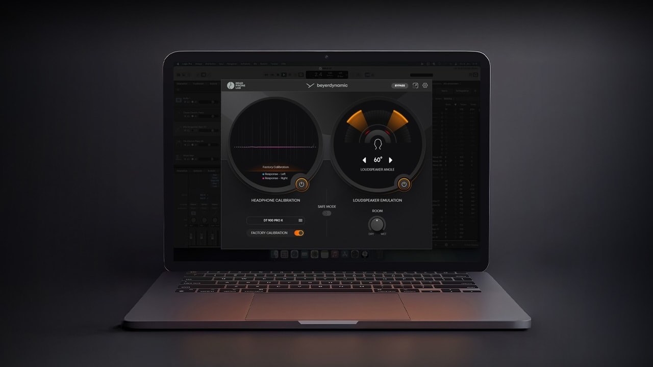 beyerdynamic HEADPHONE LAB on laptop screenshot