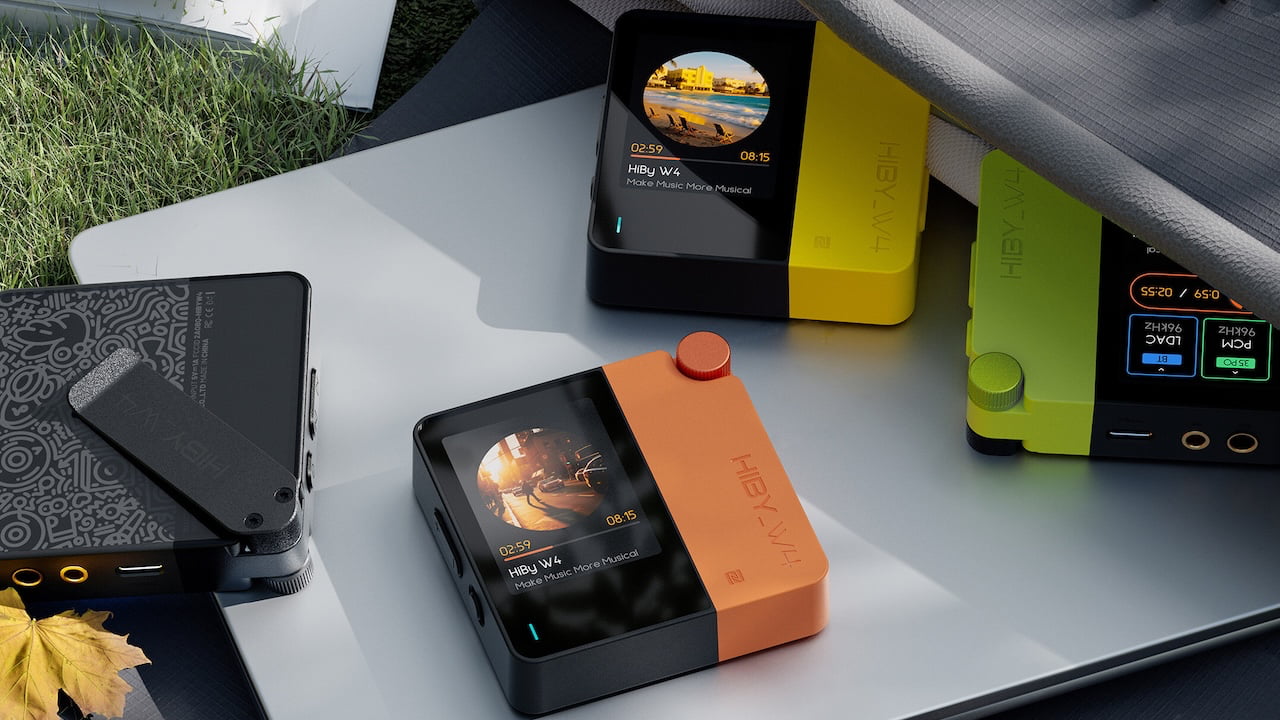 HiBy W4 Portable HiFi Bluetooth Headphone Amplifier