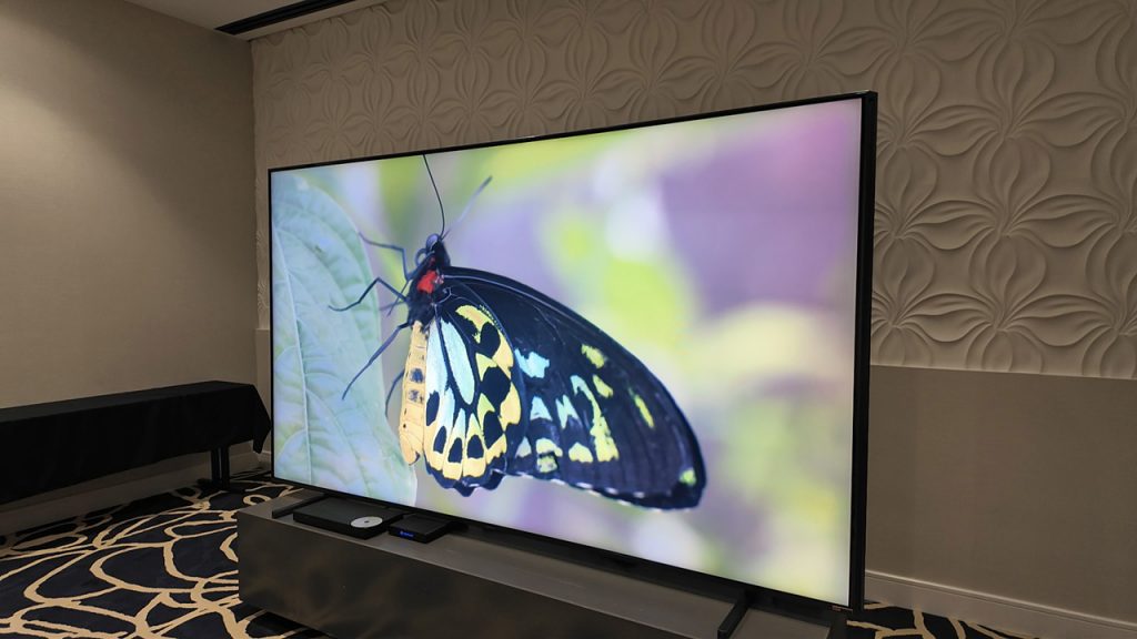Hisense 116UX at Press Event in New York City