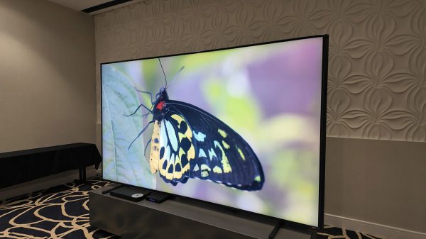 Hisense 116UX 116-inch RGB MiniLED 4K TV at Press Event in New York City
