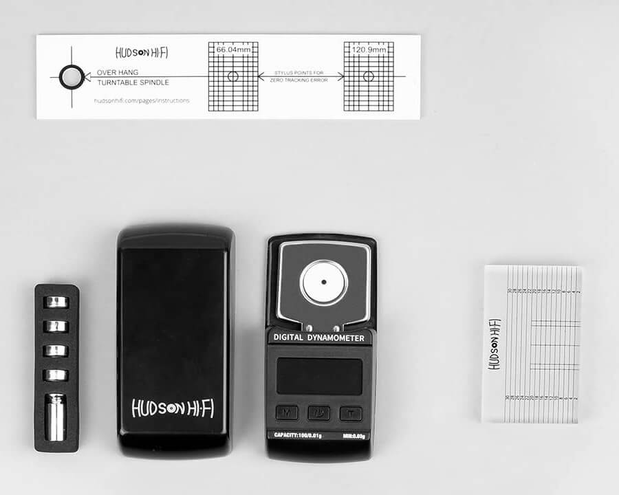 Kit de alineación de tocadiscos de alta fidelidad de Hudson
