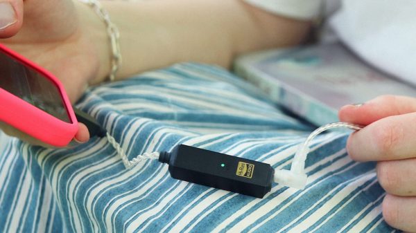 iFi GO Link 2 Max Dongle DAC Connected to Smartphone Lifestyle