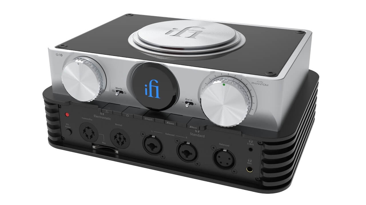 iFi Audio Phantom 1.5 Headphone Amplifier Angle