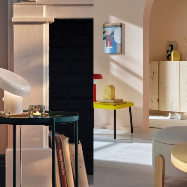 IKEA BLOMPRAKT Bluetooth Speaker Lamp and NATTBAD Wireless Speaker