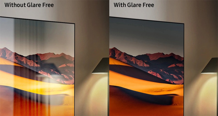 Samsung Glare Free Technology