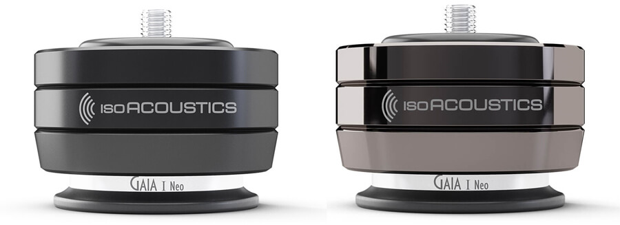 IsoAcoustics GAIA I Neo in Black and Dark Chrome