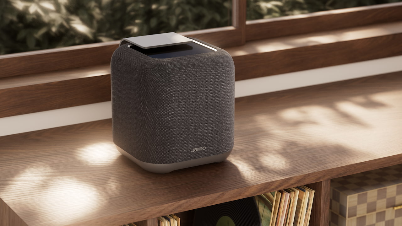 2026 Jamo HYG 5 WiFi Speaker Dark Grey Lifestyle