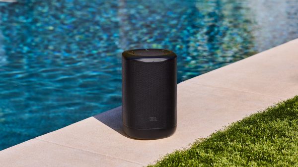 2026 JBL Cove P1 Wireless Speaker in Black by Pool Lifestyle
