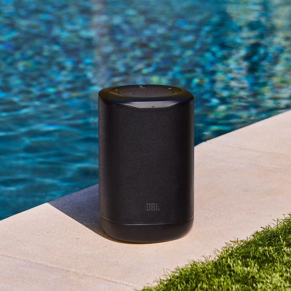 2026 JBL Cove P1 Wireless Speaker in Black by Pool Lifestyle