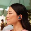 JBL Tour Pro 3 Wireless Earbuds Lifestyle in blue